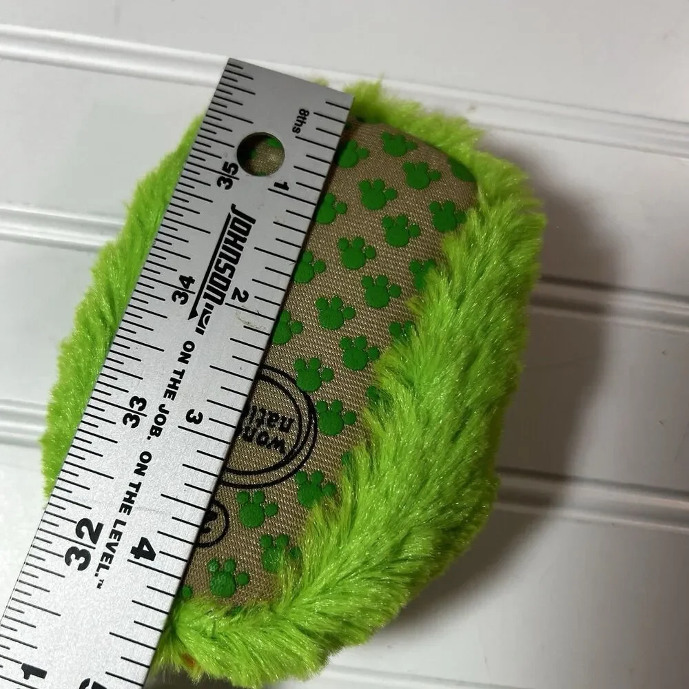 Baby Green Monster Slippers Toddler Size 2 Wonder Nation NWT